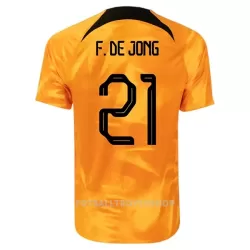 Nederland Frenkie de Jong 21 Hjemmedrakt Herre VM 2022 Nederland Frenkie de Jong 21 Hjemmedrakt Herre VM 2022
