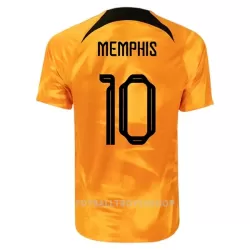 Nederland Memphis 10 Hjemmedrakt Herre VM 2022 Nederland Memphis 10 Hjemmedrakt Herre VM 2022
