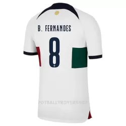 Portugal Bruno Fernandes 8 Bortedrakt Herre VM 2022 Portugal Bruno Fernandes 8 Bortedrakt Herre VM 2022