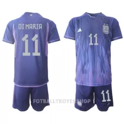 Argentina Angel Di Maria 11 Bortedrakt Barn VM 2022 - med Bukse Argentina Angel Di Maria 11 Bortedrakt Barn VM 2022 - med Bukse