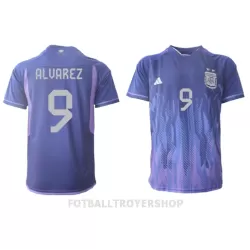 Argentina Julian Alvarez 9 Bortedrakt Herre VM 2022 Argentina Julian Alvarez 9 Bortedrakt Herre VM 2022