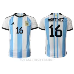 Argentina Lisandro Martinez 16 Hjemmedrakt Herre VM 2022 Argentina Lisandro Martinez 16 Hjemmedrakt Herre VM 2022