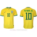 Brasil Neymar Jr 10 Hjemmedrakt Herre VM 2022