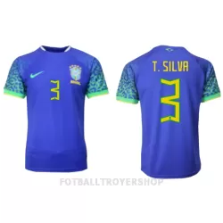 Brasil Thiago Silva 3 Bortedrakt Herre VM 2022 Brasil Thiago Silva 3 Bortedrakt Herre VM 2022