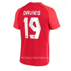 Canada Alphonso Davies 19 Hjemmedrakt Herre VM 2022 Canada Alphonso Davies 19 Hjemmedrakt Herre VM 2022