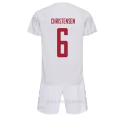 Danmark Andreas Christensen 6 Bortedrakt Barn VM 2022 - med Bukse Danmark Andreas Christensen 6 Bortedrakt Barn VM 2022 - med Bukse
