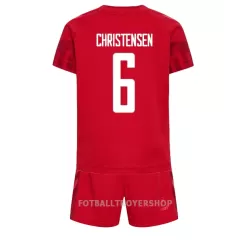 Danmark Andreas Christensen 6 Hjemmedrakt Barn VM 2022 - med Bukse Danmark Andreas Christensen 6 Hjemmedrakt Barn VM 2022 - med Bukse