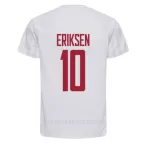 Danmark Christian Eriksen 10 Bortedrakt Herre VM 2022
