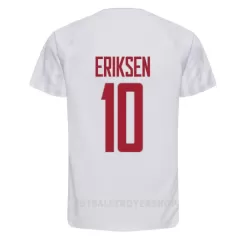 Danmark Christian Eriksen 10 Bortedrakt Herre VM 2022 Danmark Christian Eriksen 10 Bortedrakt Herre VM 2022