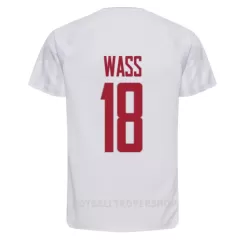 Danmark Daniel Wass 18 Bortedrakt Herre VM 2022 Danmark Daniel Wass 18 Bortedrakt Herre VM 2022