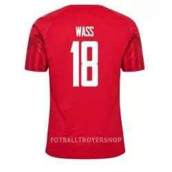Danmark Daniel Wass 18 Hjemmedrakt Herre VM 2022 Danmark Daniel Wass 18 Hjemmedrakt Herre VM 2022