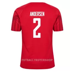 Danmark Joachim Andersen 2 Hjemmedrakt Herre VM 2022 Danmark Joachim Andersen 2 Hjemmedrakt Herre VM 2022