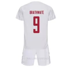 Danmark Martin Braithwaite 9 Bortedrakt Barn VM 2022 - med Bukse Danmark Martin Braithwaite 9 Bortedrakt Barn VM 2022 - med Bukse