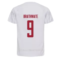 Danmark Martin Braithwaite 9 Bortedrakt Herre VM 2022 Danmark Martin Braithwaite 9 Bortedrakt Herre VM 2022