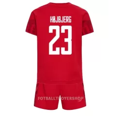 Danmark Pierre-Emile Hojbjerg 23 Hjemmedrakt Barn VM 2022 - med Bukse Danmark Pierre-Emile Hojbjerg 23 Hjemmedrakt Barn VM 2022 - med Bukse