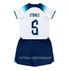 England John Stones 5 Hjemmedrakt Barn VM 2022 - med Bukse England John Stones 5 Hjemmedrakt Barn VM 2022 - med Bukse