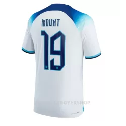 England Mason Mount 19 Hjemmedrakt Herre VM 2022 England Mason Mount 19 Hjemmedrakt Herre VM 2022
