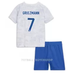 Frankrike Antoine Griezmann 7 Bortedrakt Barn VM 2022 - med Bukse Frankrike Antoine Griezmann 7 Bortedrakt Barn VM 2022 - med Bukse