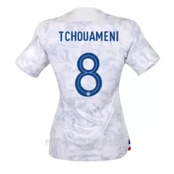 Frankrike Aurelien Tchouaméni 8 Bortedrakt Dame VM 2022 Frankrike Aurelien Tchouaméni 8 Bortedrakt Dame VM 2022
