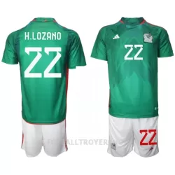 Mexico Hirving Lozano 22 Hjemmedrakt Barn VM 2022 - med Bukse Mexico Hirving Lozano 22 Hjemmedrakt Barn VM 2022 - med Bukse