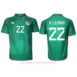 Mexico Hirving Lozano 22 Hjemmedrakt Herre VM 2022 Mexico Hirving Lozano 22 Hjemmedrakt Herre VM 2022