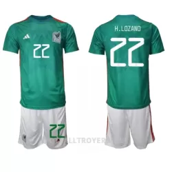 Mexico Luis Romo 7 Hjemmedrakt Barn VM 2022 - med Bukse Mexico Luis Romo 7 Hjemmedrakt Barn VM 2022 - med Bukse