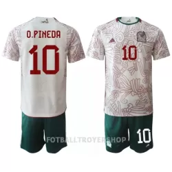 Mexico Orbelin Pineda 10 Bortedrakt Barn VM 2022 - med Bukse Mexico Orbelin Pineda 10 Bortedrakt Barn VM 2022 - med Bukse
