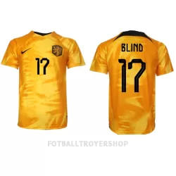 Nederland Daley Blind 17 Hjemmedrakt Herre VM 2022 Nederland Daley Blind 17 Hjemmedrakt Herre VM 2022