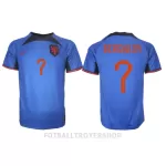 Nederland Steven Bergwijn 7 Bortedrakt Herre VM 2022