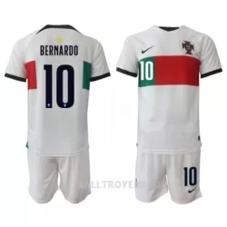 Portugal Bernardo Silva 10 Bortedrakt Barn VM 2022 - med Bukse Portugal Bernardo Silva 10 Bortedrakt Barn VM 2022 - med Bukse