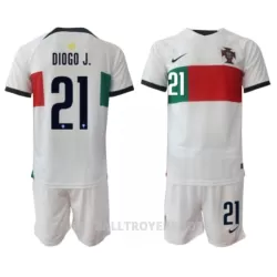 Portugal Diogo Jota 21 Bortedrakt Barn VM 2022 - med Bukse Portugal Diogo Jota 21 Bortedrakt Barn VM 2022 - med Bukse