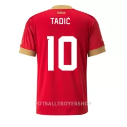 Serbia Dusan Tadic 10 Hjemmedrakt Herre VM 2022 Serbia Dusan Tadic 10 Hjemmedrakt Herre VM 2022