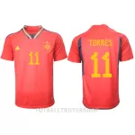Spania Ferran Torres 11 Hjemmedrakt Herre VM 2022