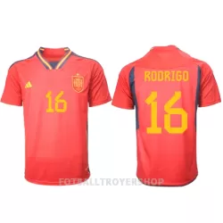 Spania Rodri Hernandez 16 Hjemmedrakt Herre VM 2022 Spania Rodri Hernandez 16 Hjemmedrakt Herre VM 2022