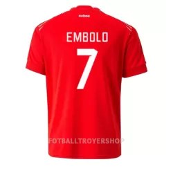 Sveits Breel Embolo 7 Hjemmedrakt Herre VM 2022 Sveits Breel Embolo 7 Hjemmedrakt Herre VM 2022