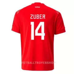 Sveits Steven Zuber 14 Hjemmedrakt Herre VM 2022 Sveits Steven Zuber 14 Hjemmedrakt Herre VM 2022