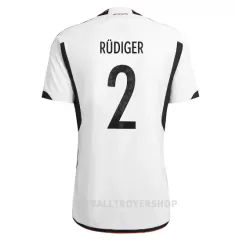 Tyskland Antonio Rudiger 2 Hjemmedrakt Herre VM 2022 Tyskland Antonio Rudiger 2 Hjemmedrakt Herre VM 2022