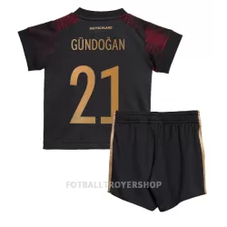 Tyskland Ilkay Gündogan 21 Bortedrakt Barn VM 2022 - med Bukse Tyskland Ilkay Gündogan 21 Bortedrakt Barn VM 2022 - med Bukse