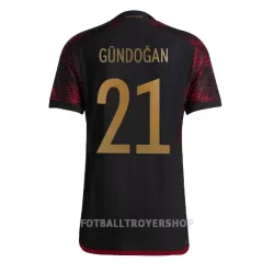 Tyskland Ilkay Gündogan 21 Bortedrakt Herre VM 2022 Tyskland Ilkay Gündogan 21 Bortedrakt Herre VM 2022