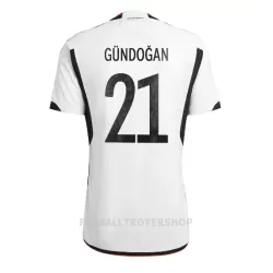Tyskland Ilkay Gündogan 21 Hjemmedrakt Herre VM 2022 Tyskland Ilkay Gündogan 21 Hjemmedrakt Herre VM 2022