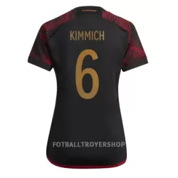 Tyskland Joshua Kimmich 6 Bortedrakt Dame VM 2022 Tyskland Joshua Kimmich 6 Bortedrakt Dame VM 2022