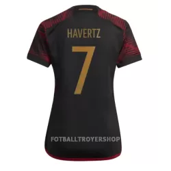 Tyskland Kai Havertz 7 Bortedrakt Dame VM 2022 Tyskland Kai Havertz 7 Bortedrakt Dame VM 2022