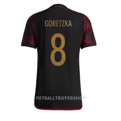 Tyskland Leon Goretzka 8 Bortedrakt Herre VM 2022 Tyskland Leon Goretzka 8 Bortedrakt Herre VM 2022