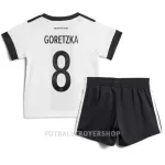 Tyskland Leon Goretzka 8 Hjemmedrakt Barn VM 2022 - med Bukse