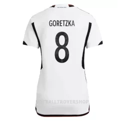 Tyskland Leon Goretzka 8 Hjemmedrakt Dame VM 2022 Tyskland Leon Goretzka 8 Hjemmedrakt Dame VM 2022