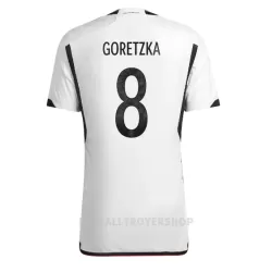 Tyskland Leon Goretzka 8 Hjemmedrakt Herre VM 2022 Tyskland Leon Goretzka 8 Hjemmedrakt Herre VM 2022