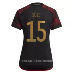 Tyskland Niklas Sule 15 Bortedrakt Dame VM 2022 Tyskland Niklas Sule 15 Bortedrakt Dame VM 2022
