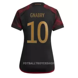 Tyskland Serge Gnabry 10 Bortedrakt Dame VM 2022 Tyskland Serge Gnabry 10 Bortedrakt Dame VM 2022