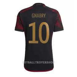 Tyskland Serge Gnabry 10 Bortedrakt Herre VM 2022 Tyskland Serge Gnabry 10 Bortedrakt Herre VM 2022