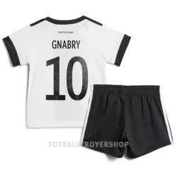Tyskland Serge Gnabry 10 Hjemmedrakt Barn VM 2022 - med Bukse Tyskland Serge Gnabry 10 Hjemmedrakt Barn VM 2022 - med Bukse